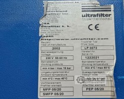 Maschine: ULTRAFILTER (DONALDSON) LP 0072 Drucklufttrockner Adsorptionstrockner