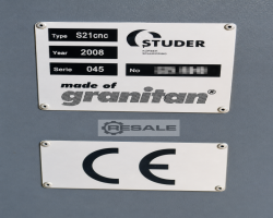 Maschine: STUDER S21 CNC CNC Rundschleifmaschinen