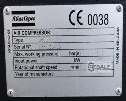 Maschine: ATLAS COPCO GA132VSDW 