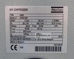 Maschine: ATLAS COPCO GA90 GA 90