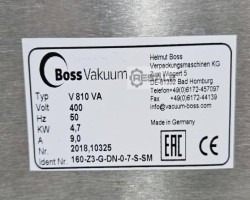 Maschine: BOSS VAKUUM V810 VA Vakuumpumpen
