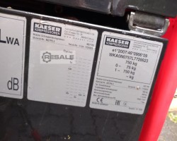 Maschine: KAESER M27 PE mob. Schraubenkompressor / Baukompressor