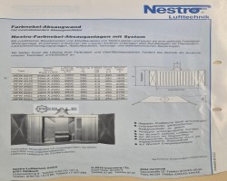 Maschine: NESTRO NFW2515 Farbnebelabsaugungen