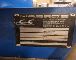 Maschine: MOSCA RO-TR 500-4 Umreifungsmaschinen vollautomatisch