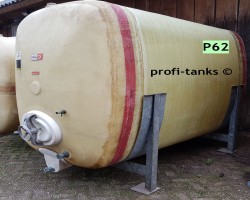 Maschine:   P62 Polyestertank 5.000 L GFK-Tank Lagerbehälter
