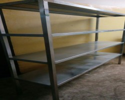 Maschine: EDELSTAHL Regal Kühlraumregal