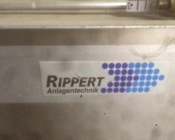 Maschine: RIPPERT Type  RTS3000 Farbnebelabsaugungen