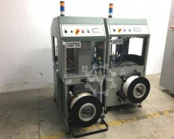 Maschine: SCHNEIDER + OZGA Umschnuerungslinie/strapping line Umreifungslinie