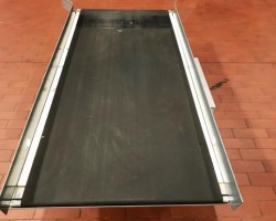 Maschine: TRANSNORM 1100 Gurtförderer, Steigförderer, Förderband 1,9m