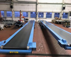 Maschine: CALJAN  Teleskopförderer, Förderband, Gurtförderer