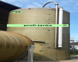 Maschine: REICH m. Trichter inkl. Soleerzeuger P88 Polyestertank 35.000 L GFK-Tank Salzsilo