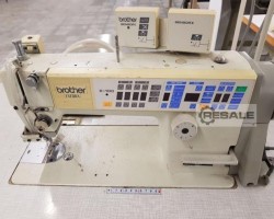 Maschine: BROTHER Exedra E-100 Mark II, FB II MD-816B Naehmaschine, Foot Lifter