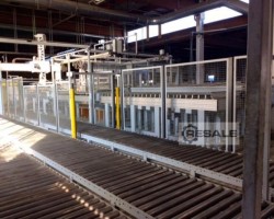 Maschine: BARGSTEDT/HOMAG PROFI KFL620 -  TSP 420 PLATTENAUSBESSERUNGS UND PROFILIERLINIE