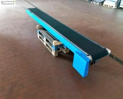 Maschine: OVERBECK  Gurtförderer, Förderband, Gurtband 3,85m