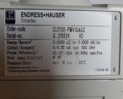 Maschine: ENDRESS + HAUSER Geleidbaarheids meter 