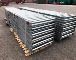 Maschine: RACK + ROLL GMBH  Palettenrollenbahn Förderbahn Förderstrecke 140m