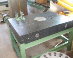 Maschine: NOVALITH  Mess – Anreißplatte aus Naturstein