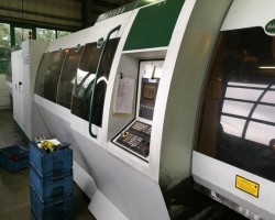 Maschine: BLM ADIGE ROHRLASERSCHNEIDEANLAGE 2kW, rnd140mm L=6,5m Laserschneidemaschinen