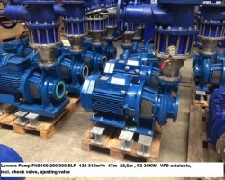 Maschine: KSB,  LOWARA, GRUNDFOS, WILO Etachrom, Etabloc,TP, Kreiselpumpe, Pumpe, Kühlwasserpumpe,