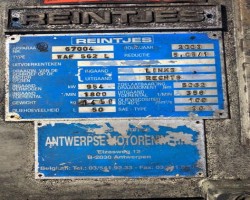 Maschine: REINTJES MARINE GEAR BOX WAF 562 