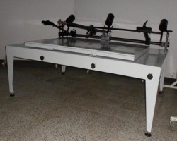 Maschine: SIEBDRUCKTISCH MANUELLER CZ 2395 mm x 1675 mm x 800 mm Manueller Handtisch