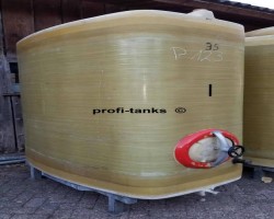 Maschine: ERKA Regenauffangbehälter Zisterne P123 Polyestertank 3.000 L GFK-Tank Wassertank