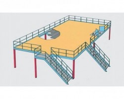 Maschine:  Tragkraft: 500 Kg m² Lagerbühne