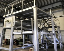 Maschine: MINOX Kompletter Mischturm in Edelstahlausführung mit Pflugscharmischer