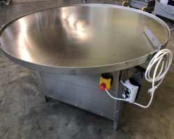 Maschine:   Drehtisch (faul Susan) mit einstellbarer Geschwindigkeit