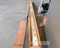 Maschine: RAVNE Integral steel  Knife (blade)  veneer guillotine Fester Stahl Messer (Klinge) Furnier guillotine