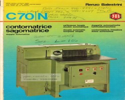 Maschine: BALLISTRINE (2) SIDED Ballistrine C-70 N Doppelspindelfräsmaschinen