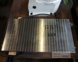 Maschine: VON ABA SCHLEIFMASCHINE  Magnetspannplatten