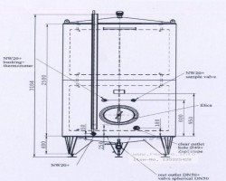 Maschine: EUROLUX 1.000 Ltr. Lagertank mit Kühlm Lagertanks