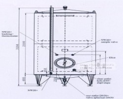 Maschine: EUROLUX 5.100 Ltr. Lagertank mit Kühlm Lagertanks