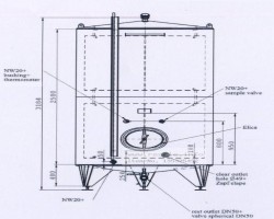 Maschine: EUROLUX 6.150 Ltr. Lagertank mit Kühlm Lagertanks