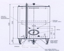 Maschine: EUROLUX 7.800 Ltr. Lagertank mit Kühlm Lagertanks