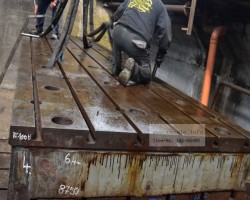 Maschine: SKODA 6 pcs 6400 x 1885 x 400 mm Aufspannplatten