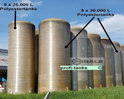 Maschine: STAFFELSTEIN  Polyestertanks 30.000 L GFK-Tanks