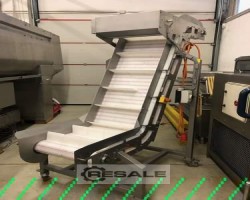 Maschine:  Förderband / Steigband Beschickungsanlagen Transportbänder