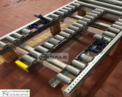 Maschine: EUROROLL  Palettenentnahme Aufgabeelement Palettenrollenbahn