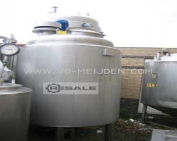 Maschine: APV Double walled with agitator Edelstahlsilos