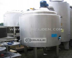 Maschine: AVP Double walled with agitator Edelstahlsilos
