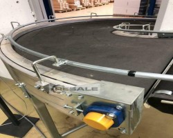 Maschine: TRANSNORM 1600-105 Helix Kurvengurtförderer 180 Grad, Helix