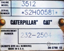 Maschine: CATERPILLAR 3512B Notstromgeneratoren