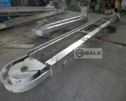 Maschine:   Edelstahl Rundförderer 5,8 m