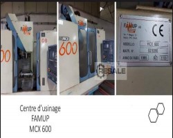 Maschine: FAMUP MCX 600 CNC Bearbeitungszentren
