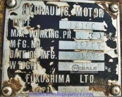 Maschine: FUKUSHIMA LTD MA10C Hydraulikmotor