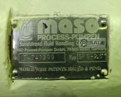 Maschine: MASO SPS-2,5 Pumpen