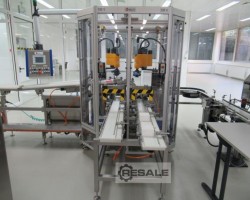 Maschine: MERZ KT160 halbaut. Verpackungslinie zum Verpacken von Sticks