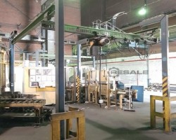 Maschine: CARL STAHL 250kg Hängekrananlage mit Standkonstruktion